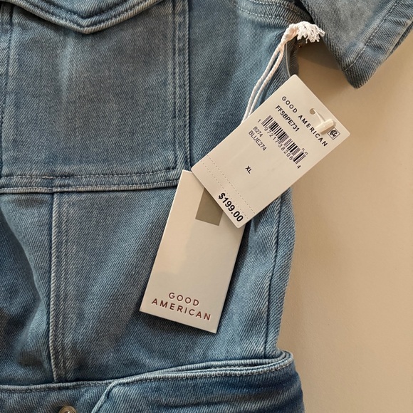 NWT Good American Fit For Success Palazzo Jumpsuit - Picture 4 of 9